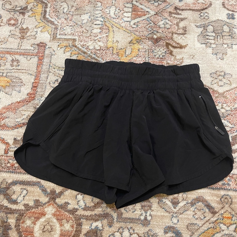 Women's Black Athletic Shorts
